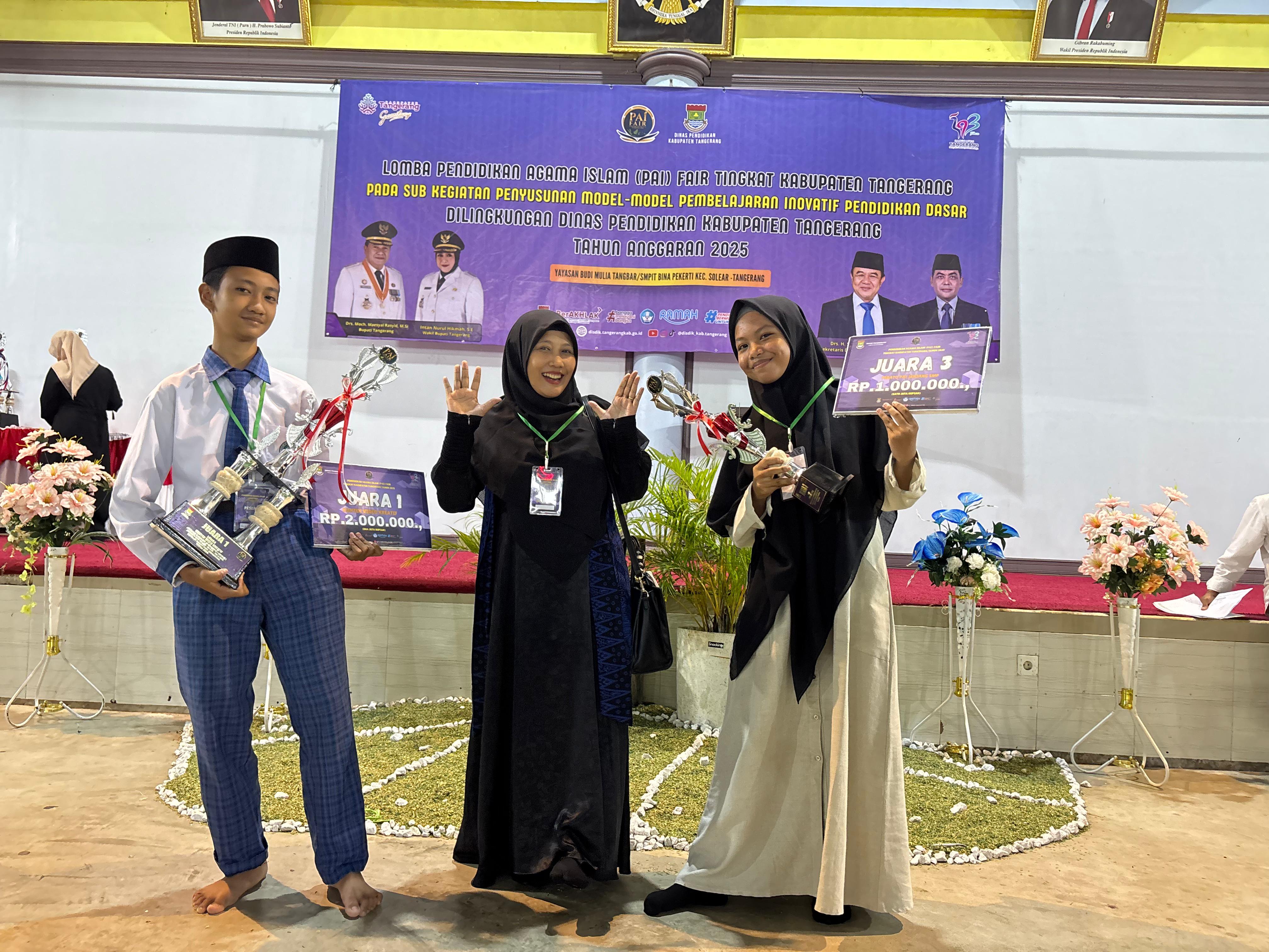 Siswa SMPIT Al Itqon Raih Juara 1 di PAI FAIR 2025
